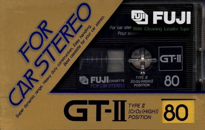 Compact Cassette Fuji GT-II 80 Type II Chrome 1982 Japan
