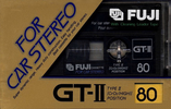 Compact Cassette Fuji GT-II 80 Type II Chrome 1982 Japan