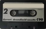 Compact Cassette Diamant (ABM) 90 Type II Chrome Europe