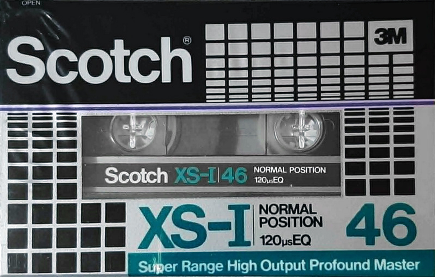 Compact Cassette Scotch XS I 46 Type I Normal 1982 Japan