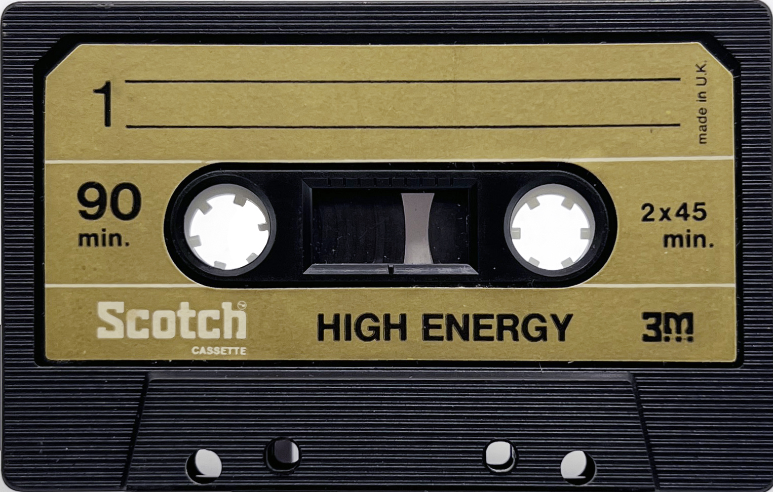 Compact Cassette Scotch High Energy 90 Type I Normal 1975 Europe