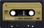 Compact Cassette Scotch High Energy 90 Type I Normal 1975 Europe