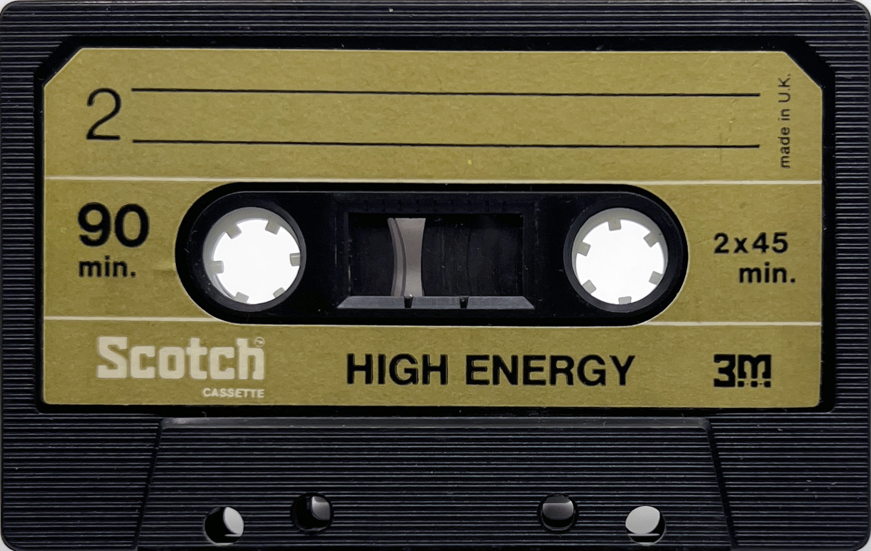 Compact Cassette Scotch High Energy 90 Type I Normal 1975 Europe