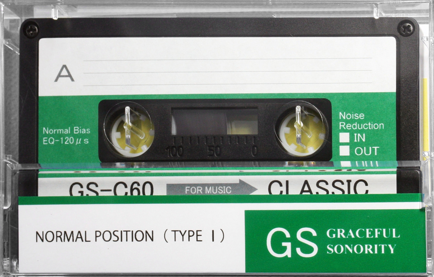 Compact Cassette Classic GS 60 Type I Normal 2022 Worldwide
