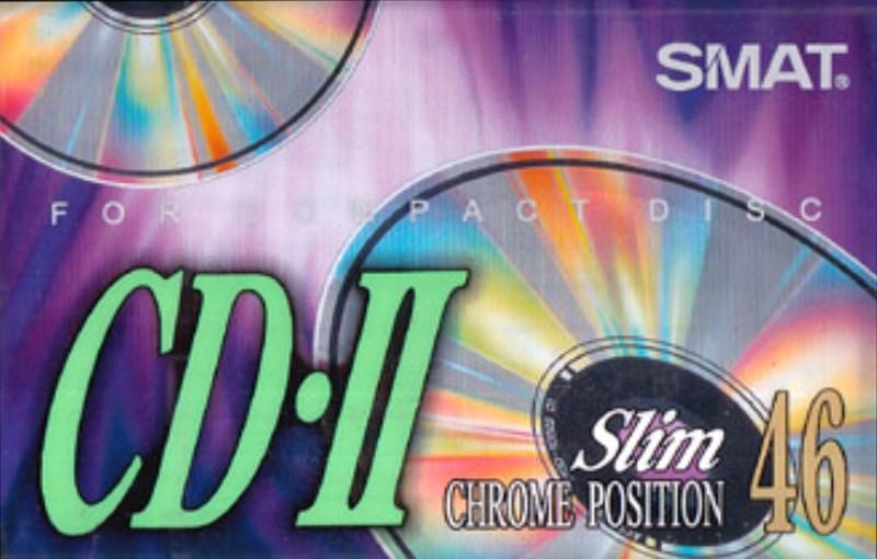 Compact Cassette Smat CD-II 46 Type II Chrome 1995 South Korea
