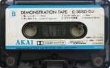 Compact Cassette Akai 30 "SD-DJ T-6026" Demonstration Tape 1979 Japan