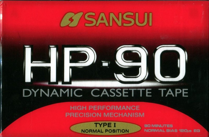 Compact Cassette Sansui HP 90 Type I Normal 1995 Europe