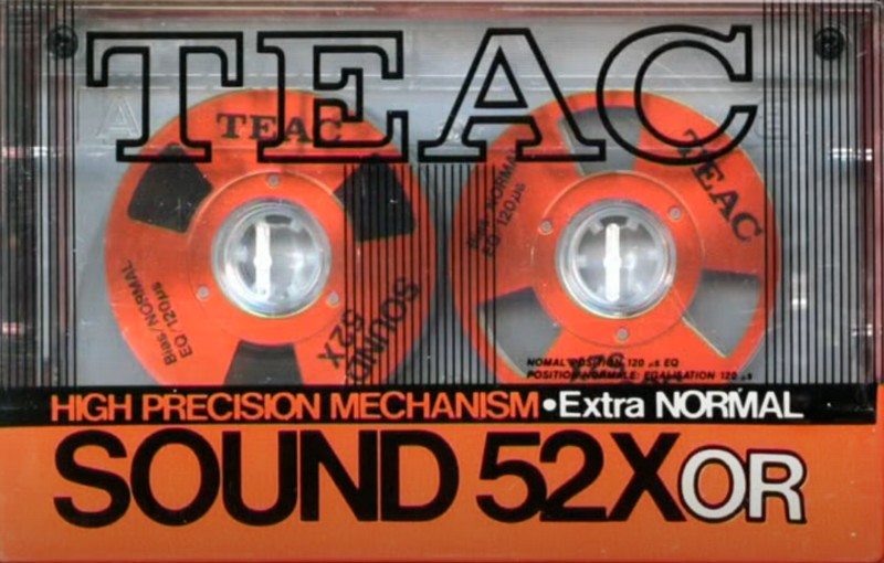 Compact Cassette:  Teac - SOUND 52X 52