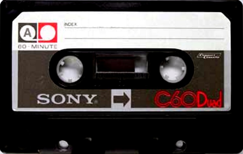 Compact Cassette Sony Duad 60 Type I Normal 1977 Japan