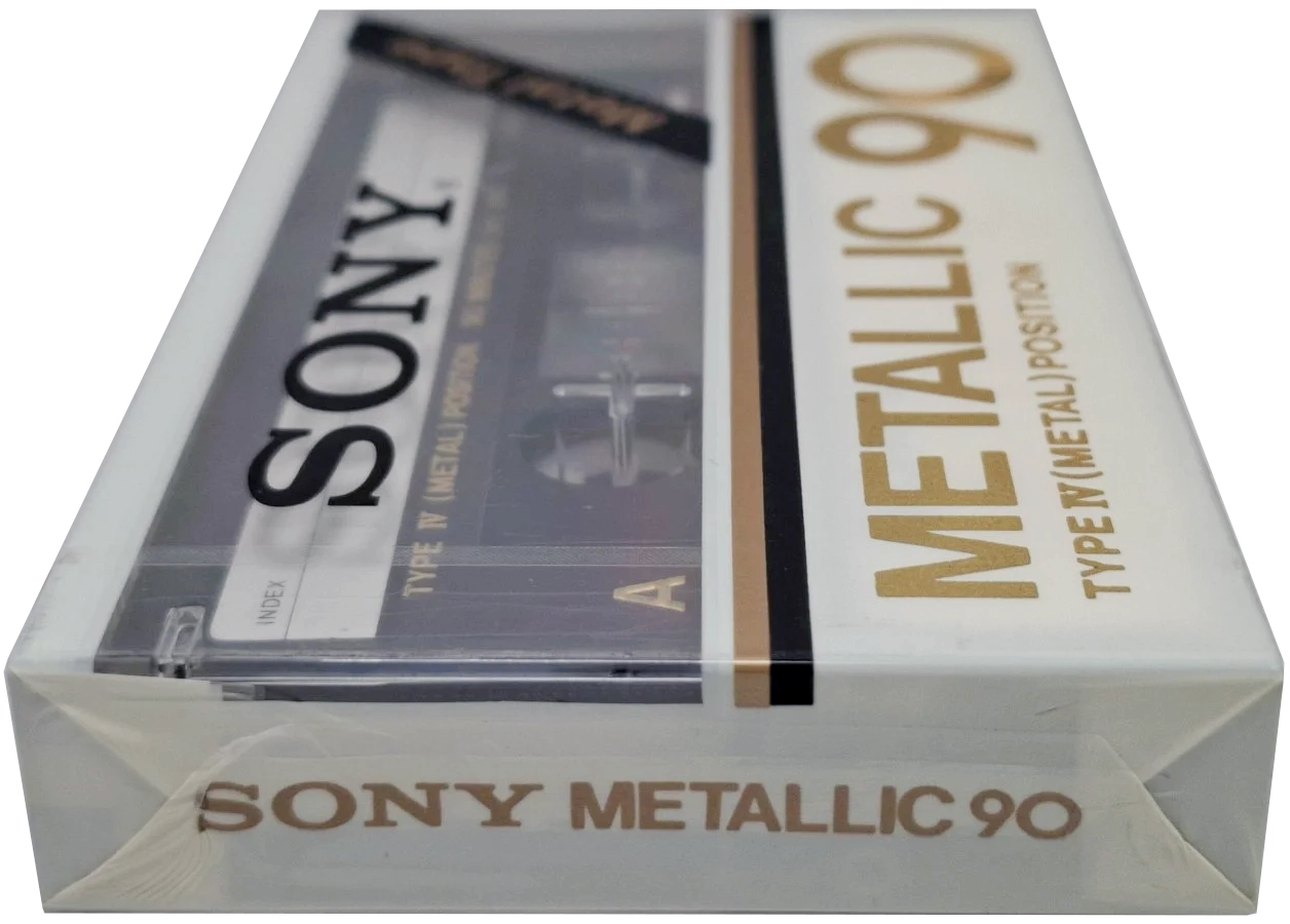 Compact Cassette Sony Metallic 90 Type IV Metal 1980 Japan