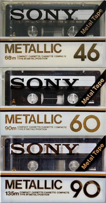 Compact Cassette: Sony  - Metallic 90