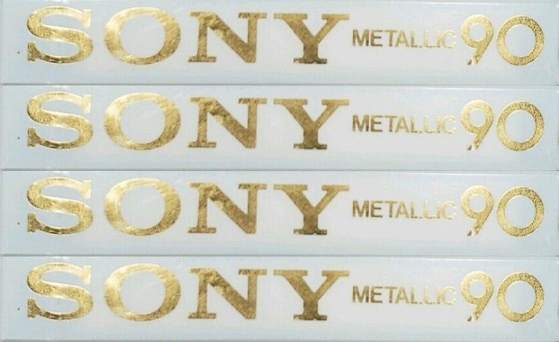 Compact Cassette: Sony  - Metallic 90