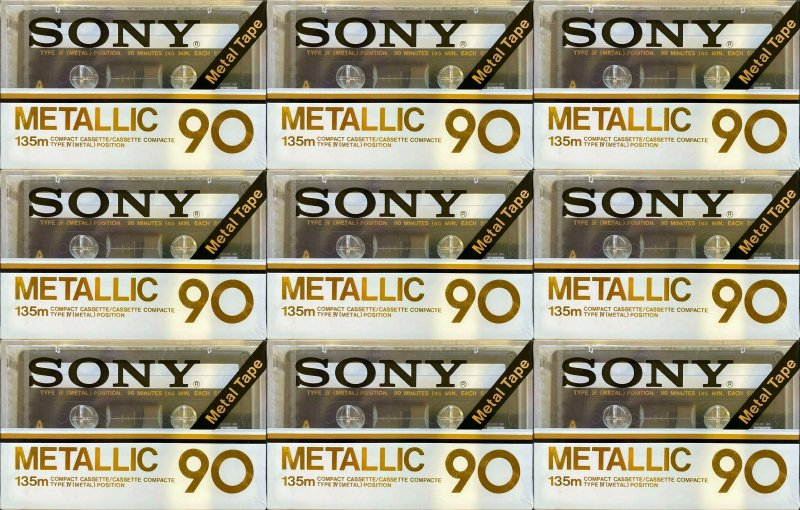 Compact Cassette: Sony  - Metallic 90