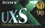 Compact Cassette Sony UX-S 90 "C-90 UXSC" Type II Chrome 1998 Europe