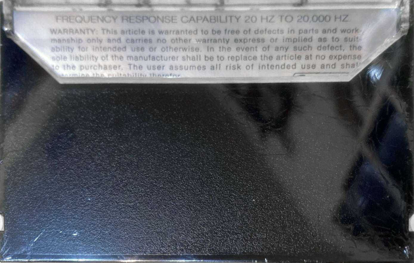 Compact Cassette Tracs Plus 120 Type I Normal 1972 USA