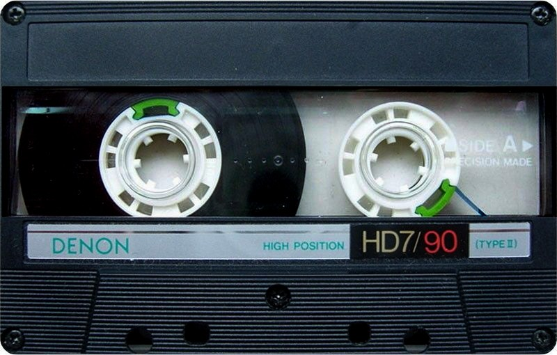 Compact Cassette Denon HD7 90 Type II Chrome 1987 Europe, USA