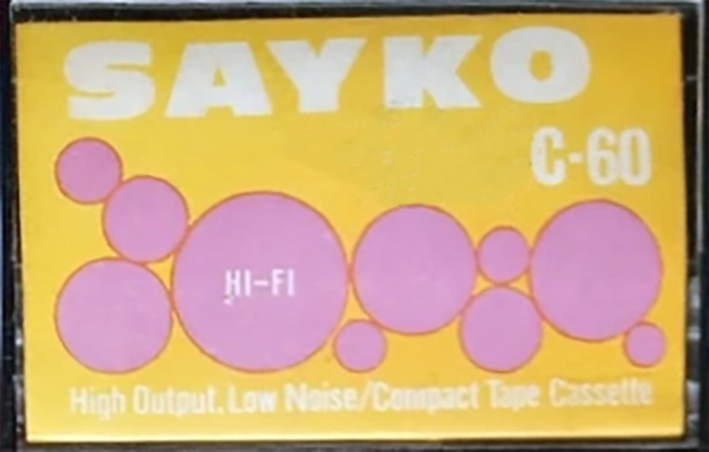Compact Cassette SAYKO 60 Type I Normal Unknown Country