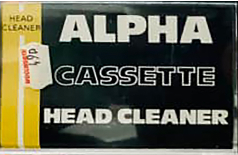 Compact Cassette Alpha Cleaning Cassette 1984 UK