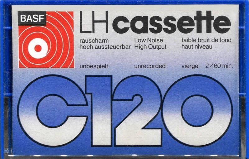 Compact Cassette BASF LH 120 Type I Normal 1976 Greece