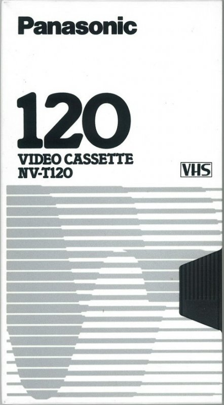 VHS, Video Home System Panasonic 120 "NV-T120" Type I Normal USA