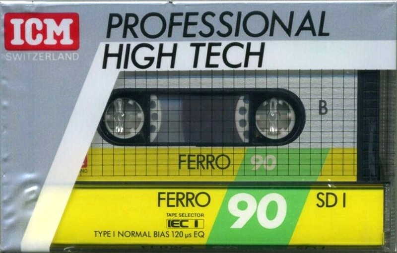 Compact Cassette ICM SD I 90 Type I Normal 1987 Europe