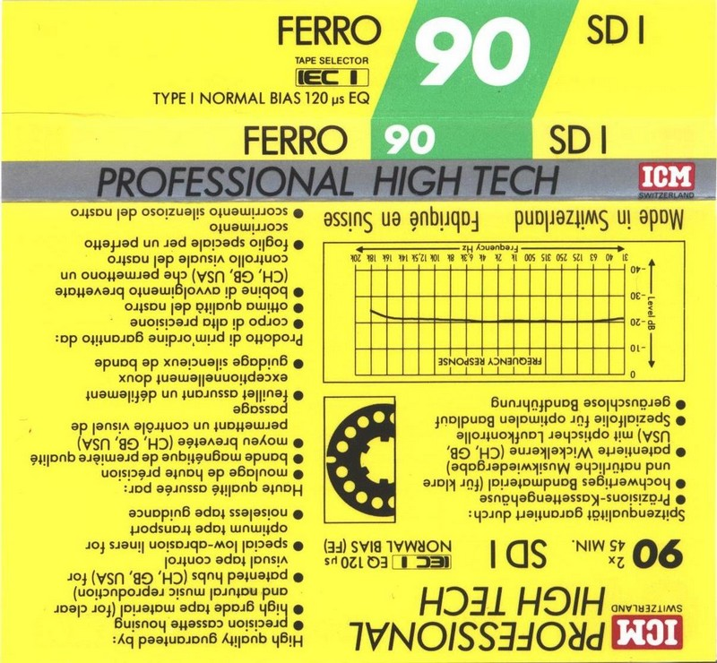 Compact Cassette: ICM  - SD I 90