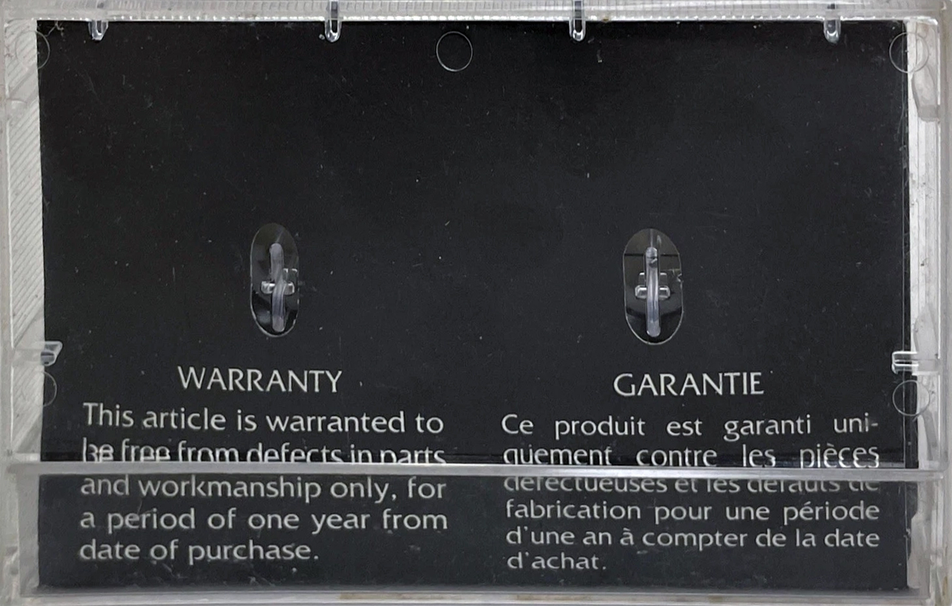 Compact Cassette Pulser Cleaning Cassette 1985 Canada