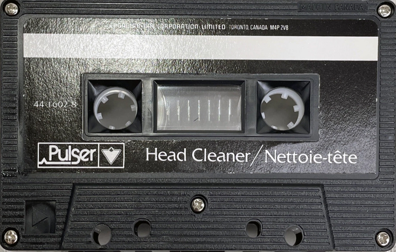 Compact Cassette Pulser Cleaning Cassette 1985 Canada