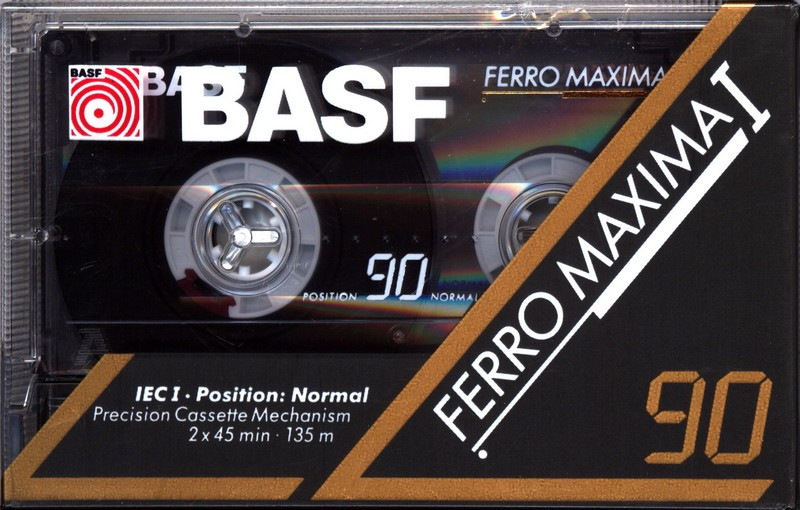 Compact Cassette BASF Ferro Maxima I 90 Type I Normal 1991 Europe