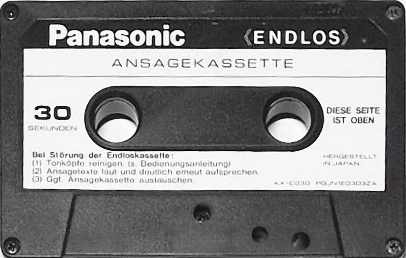 Compact Cassette: Matsushita Panasonic -  30 sec