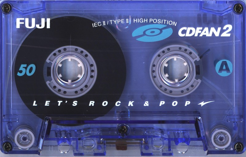 Compact Cassette Fuji CDFAN 50 "CDFAN2 60 U A" Type II Chrome 1998 North America