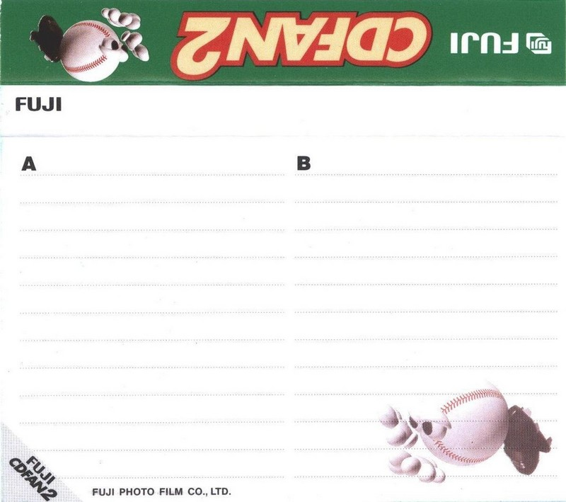 Compact Cassette Fuji CDFAN 50 "CDFAN2 60 U A" Type II Chrome 1998 North America