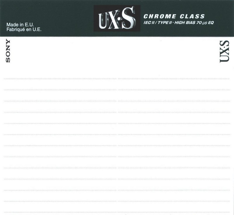Compact Cassette: Sony  - UX-S 90