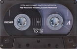 Compact Cassette Maxell MX 110 Type IV Metal 1990 Europe