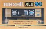 Compact Cassette Maxell XLII 90 Type II Chrome 1985 Europe