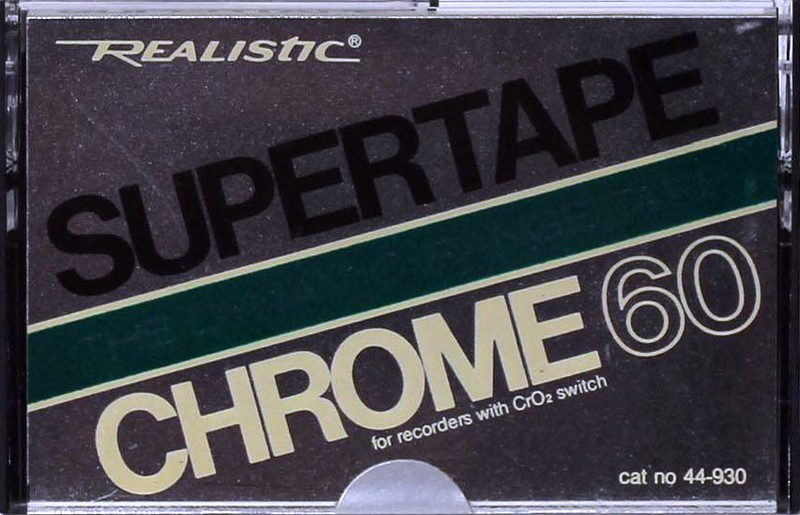 Compact Cassette: Radio Shack Realistic - Chrome 60