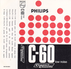 Compact Cassette Philips 60 Type I Normal 1971 Europe