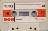 Compact Cassette Philips 60 Type I Normal 1971 Europe