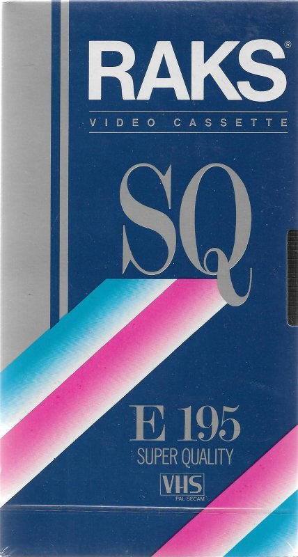 VHS, Video Home System RAKS SQ 195 Type I Normal 1985 Europe