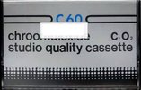Compact Cassette No Name 60 "Studio Quality" Type II Chrome Unknown Country