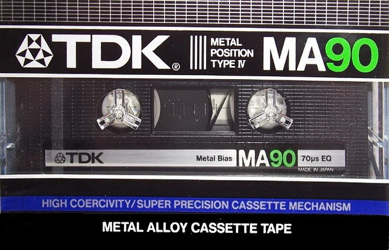 Compact Cassette TDK MA 90 Type IV Metal 1984 Japan