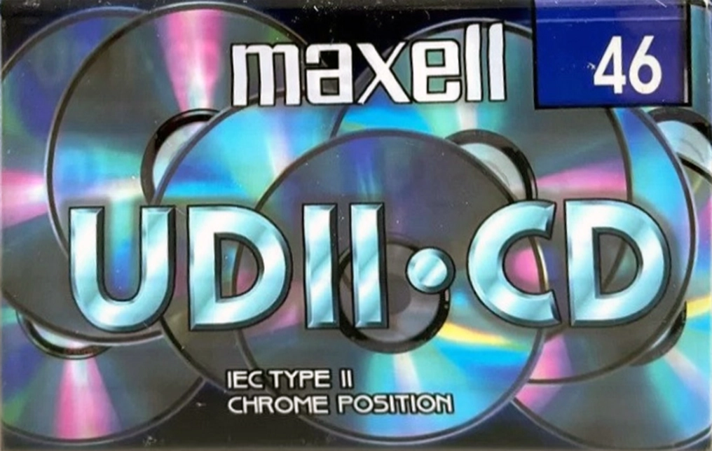 Compact Cassette Maxell UDII-CD 46 Type II Chrome 1998 Europe