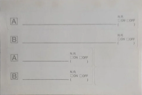 Compact Cassette JCX 60 Type I Normal 1989 Japan