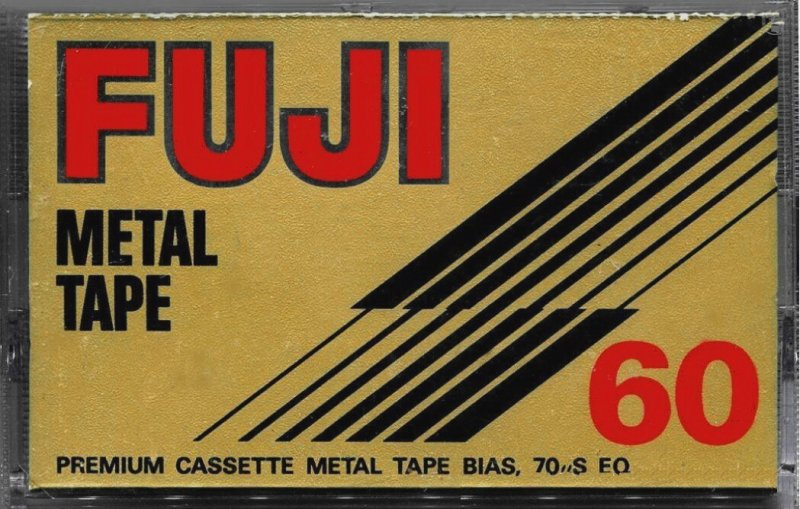 Compact Cassette Fuji Metal Tape 60 Type IV Metal 1977 USA