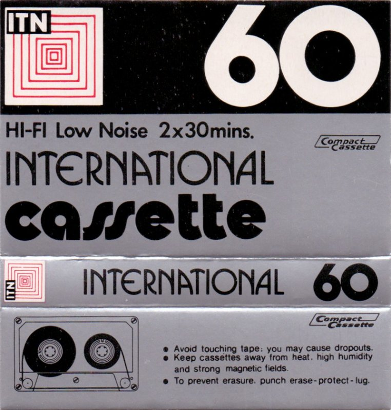 Compact Cassette International 60 Type I Normal 1975 Hong Kong