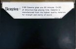 Compact Cassette Sceptre 60 Type I Normal 1981 Hong Kong