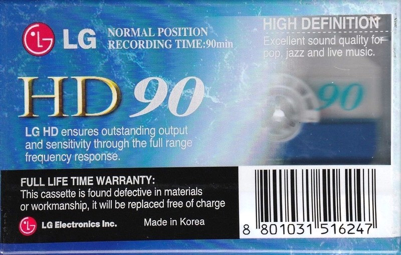 Compact Cassette: GoldStar / LG LG - HD 90