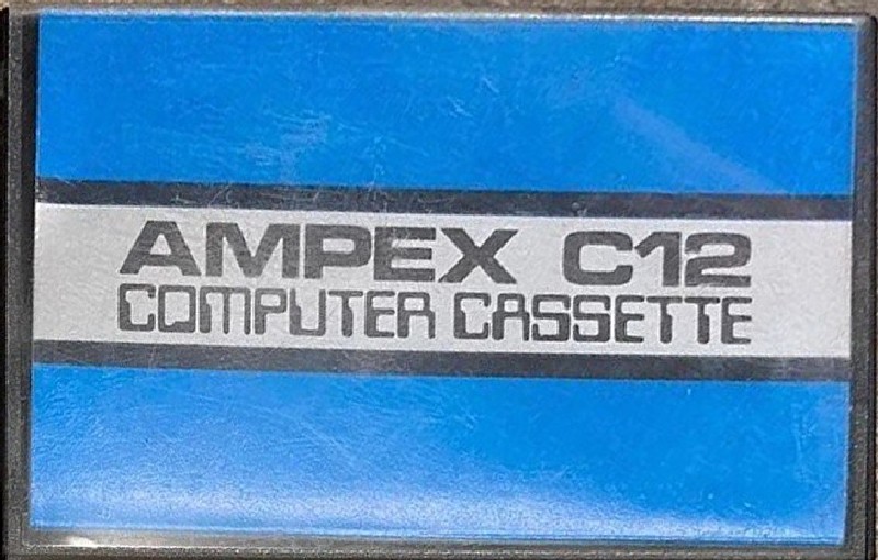 Compact Cassette Ampex 12 Computer Cassette USA