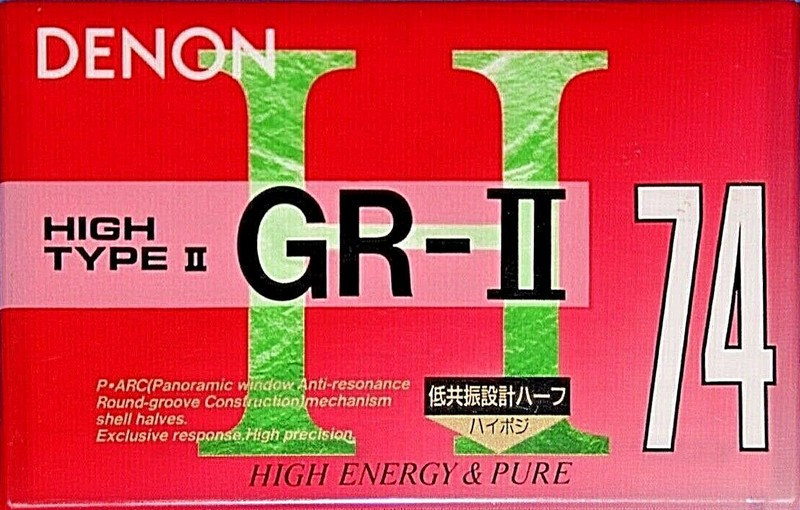 Compact Cassette: Nippon Columbia / Denon Denon - GR-II 74