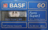 Compact Cassette BASF Ferro Super I 60 Type I Normal 1990 Latin America